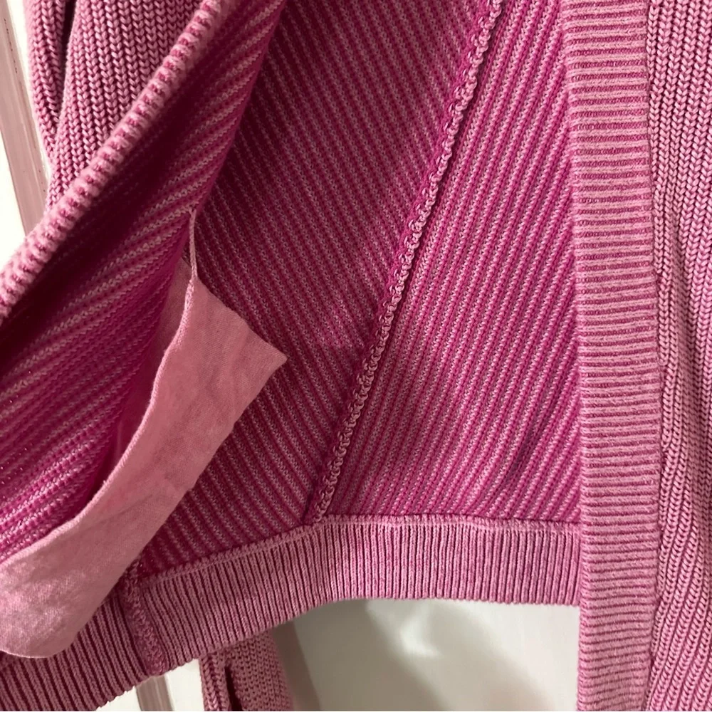 Ivivva By Lululemon Girls Size 14 To The Moon Pink One Snap Cardigan Hoodie